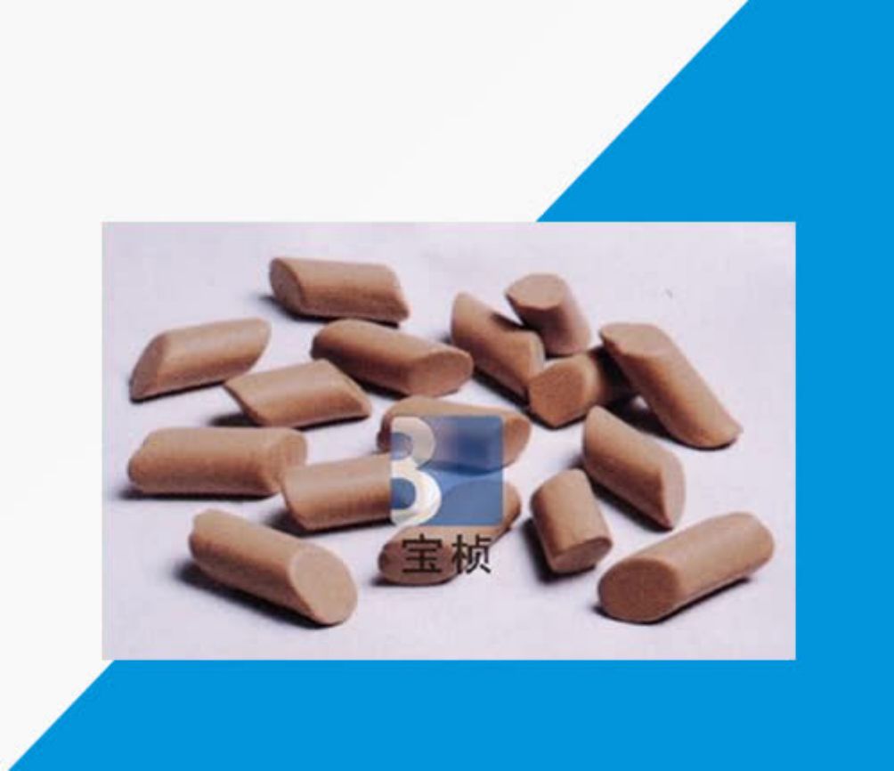 Yellow Ceramic Inclined Cylinder